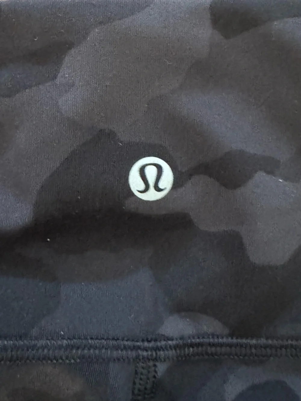 lululemon athletica Black & Charcoal Camo cropped Leggings - Picture 4 of 4